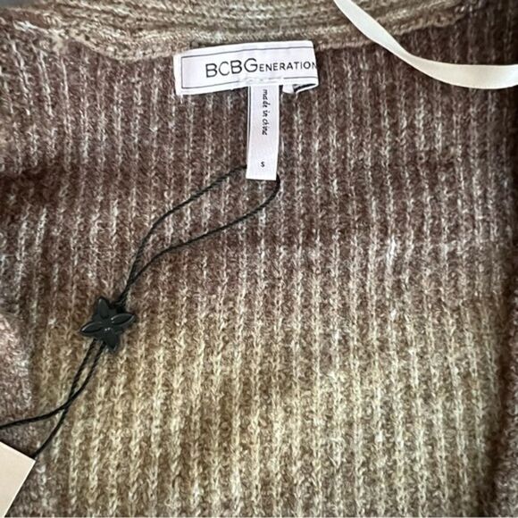 BCBGeneration open front knit long cardigan Sweater NWT Oversized - Picture 6 of 11